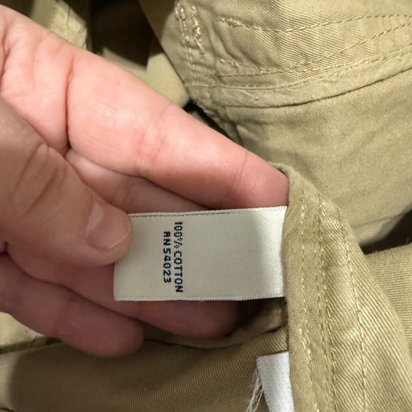 Banana Republic Travel & Safari Army Field Jacket Khaki Womens‎ Size 4 Y2K 2006 - Picture 5 of 6